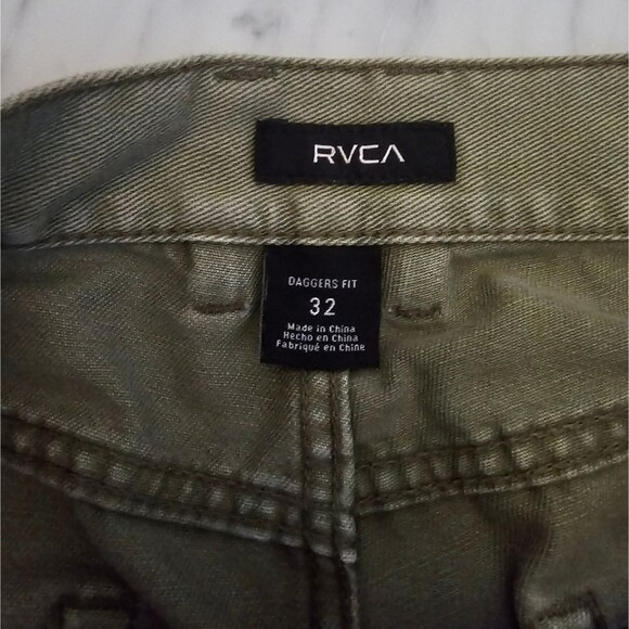 RVCA Men's Daggers Stretch Denim Jean Size 32 Daggers Fit. Excellent Condition! - Picture 3 of 4